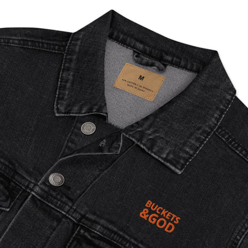 Buckets &God Orange Denim Jacket